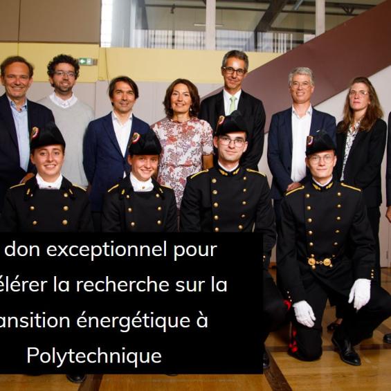 Lancement du Fonds Ifker pour le climat à l’École polytechnique le 14 septembre 2022
